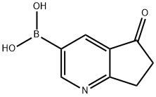 5-Oxo-6,7-dihydro-5H-[1]pyrindine-3-boronic acid Struktur
