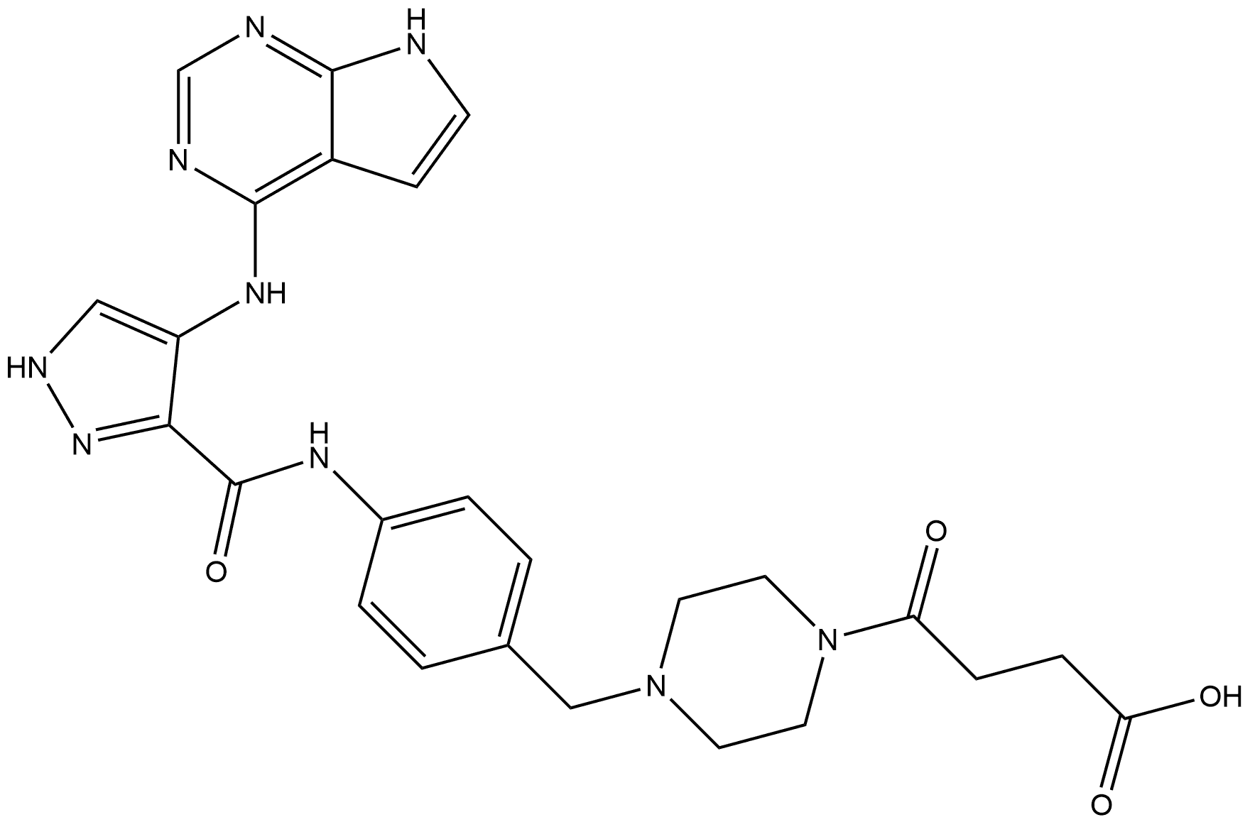 FN-1501-propionic acid, 2408642-48-6, 结构式