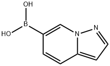 Boronic acid, B-pyrazolo[1,5-a]pyridin-6-yl- Struktur