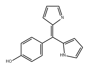 Phenol, 4-[(Z)-1H-pyrrol-2-yl-2H-pyrrol-2-ylidenemethyl]-,2408830-68-0,结构式