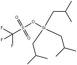 Methanesulfonic acid, 1,1,1-trifluoro-, tris(2-methylpropyl)silyl ester|三(2-甲基丙基)硅烷基 三氟甲磺酸盐
