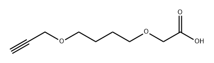 Acetic acid, 2-[4-(2-propyn-1-yloxy)butoxy]-|2-(4-(丙-2-炔-1-基氧基)丁氧基)乙酸