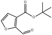 2-甲酰基呋喃-3-羧酸叔丁酯, 2408966-31-2, 结构式