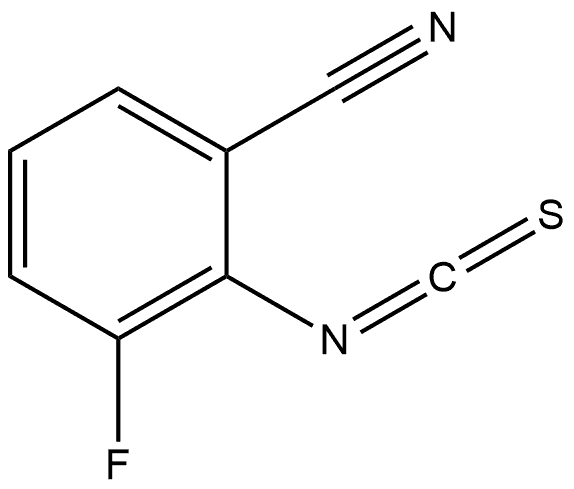 6-Fluoro-2-cyanophenyl Isothiocyanate Struktur