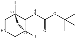 Carbamic acid, N-(1R,5S)-3-azabicyclo[3.1.1]hept-6-yl-, 1,1-dimethylethyl ester, rel-|外-6-(BOC-氨基)-3-氮杂二环[3.1.1]庚烷