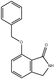 7-(Benzyloxy)-2,3-dihydroisoindol-1-one 化学構造式