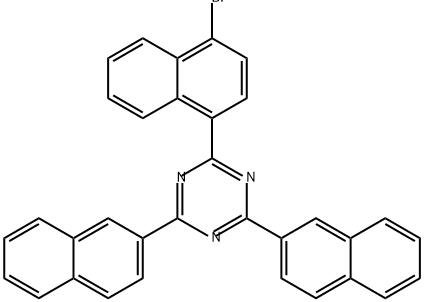2-(8-chlorodibenzo[b,d]furan-1-yl)-4,6-diphenyl-1,3,5-triazine Structure
