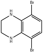 5,8-DIBROMO-1,2,3,4-TETRAHYDROQUINOXALINE 结构式