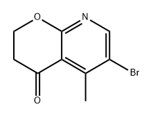 4H-Pyrano[2,3-b]pyridin-4-one, 6-bromo-2,3-dihydro-5-methyl-,2409844-37-5,结构式