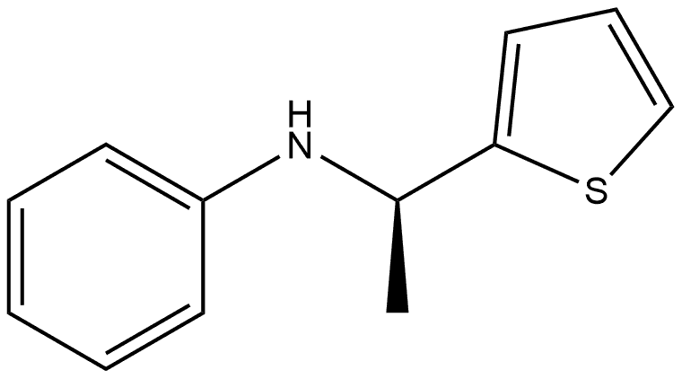 (αR)-α-Methyl-N-phenyl-2-thiophenemethanamine 结构式