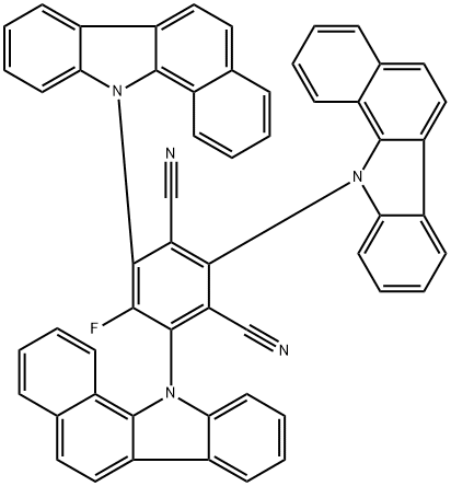 C56H30FN5 化学構造式