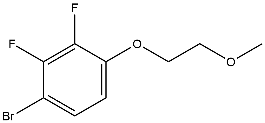 1-Bromo-2,3-difluoro-4-(2-methoxyethoxy)benzene Structure