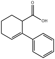 2-苯基环己基-2-烯甲酸 结构式