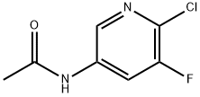 N-(6-Chloro-5-fluoro-3-pyridinyl)acetamide Struktur