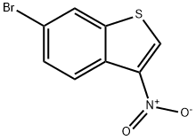 Benzo[b]thiophene, 6-bromo-3-nitro- Structure
