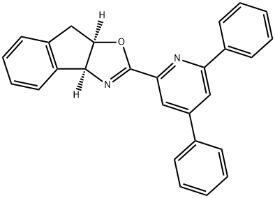 (3aS,8aR)-2-(4,6-Diphenylpyridin-2-yl)-3a,8a-dihydro-8H-indeno[1,2-d]oxazole|(3AS,8AR)-2-(4,6-二苯基-2-吡啶基)-3A,8A-二氢-8H-茚并[1,2-D]唑