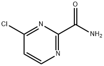2-Pyrimidinecarboxamide, 4-chloro- 化学構造式