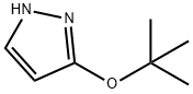 3-(1,1-Dimethylethoxy)-1H-pyrazole Struktur
