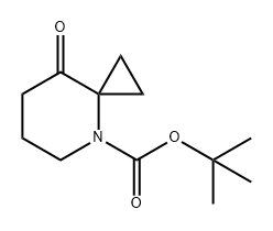 4-Azaspiro[2.5]octane-4-carboxylic acid, 8-oxo-, 1,1-dimethylethyl ester Structure