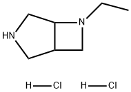 3,6-Diazabicyclo[3.2.0]heptane, 6-ethyl-, hydrochloride (1:2) Struktur