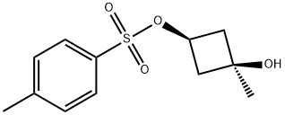 1,3-Cyclobutanediol, 1-methyl-, 3-(4-methylbenzenesulfonate), cis- Struktur
