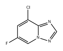 [1,2,4]Triazolo[1,5-a]pyridine, 8-chloro-6-fluoro- Structure