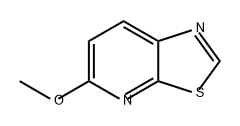 Thiazolo[5,4-b]pyridine, 5-methoxy- Structure