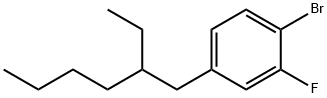 Benzene, 1-bromo-4-(2-ethylhexyl)-2-fluoro- Structure