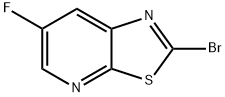 Thiazolo[5,4-b]pyridine, 2-bromo-6-fluoro- Structure
