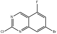 Quinazoline, 7-bromo-2-chloro-5-fluoro-|