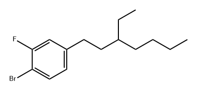 1-溴-4-(3-乙基庚基)-2-氟苯,2411641-78-4,结构式