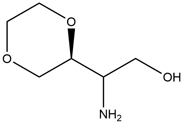 2-氨基-2-((S)-1,4-二噁烷-2-基)乙醇, 2412197-50-1, 结构式