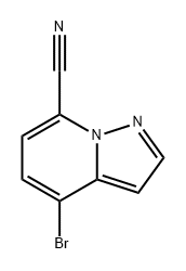 Pyrazolo[1,5-a]pyridine-7-carbonitrile, 4-bromo- Struktur