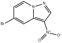 Pyrazolo[1,5-a]pyridine, 5-bromo-3-nitro- 结构式