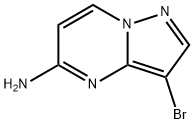 Pyrazolo[1,5-a]pyrimidin-5-amine, 3-bromo- 化学構造式