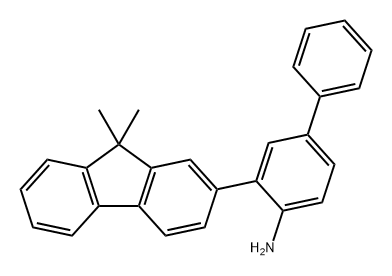 [1,1'-Biphenyl]-4-amine, 3-(9,9-dimethyl-9H-fluoren-2-yl)- Structure