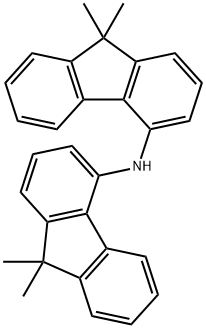 9H-Fluoren-4-amine, N-(9,9-dimethyl-9H-fluoren-4-yl)-9,9-dimethyl- Structure