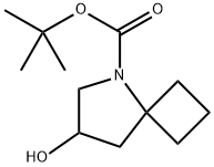 5-Azaspiro[3.4]octane-5-carboxylic acid, 7-hydroxy-, 1,1-dimethylethyl ester Struktur