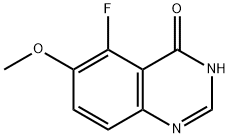 4(3H)-Quinazolinone, 5-fluoro-6-methoxy- Structure