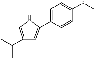 4-isopropyl-2-(4-methoxyphenyl)-1H-pyrrole Structure