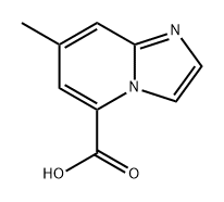 Imidazo[1,2-a]pyridine-5-carboxylic acid, 7-methyl- Structure