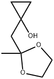 Cyclopropanol, 1-[(2-methyl-1,3-dioxolan-2-yl)methyl]- Structure