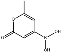 Boronic acid, B-(6-methyl-2-oxo-2H-pyran-4-yl)- Structure