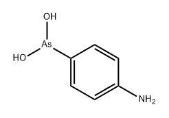 (4-氨基苯基)胂酸 结构式