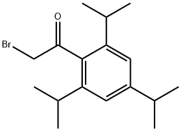 Ethanone, 2-bromo-1-[2,4,6-tris(1-methylethyl)phenyl]-,24153-69-3,结构式