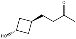 4-(trans-3-Hydroxycyclobutyl)-2-butanone Struktur