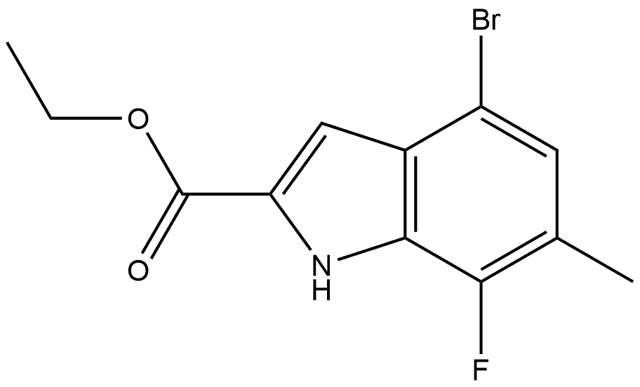 2416031-27-9 4-溴-7-氟-6-甲基吲哚-2-甲酸乙酯