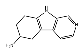 5H-Pyrido[3,4-b]indol-6-amine, 6,7,8,9-tetrahydro- Structure
