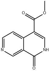 Methyl 1,2-dihydro-1-oxo-2,7-naphthyridine-4-carboxylate Structure