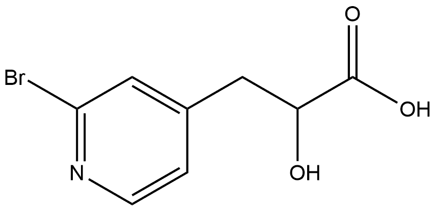 2-溴-Α-羟基-4-吡啶丙酸,2416235-42-0,结构式